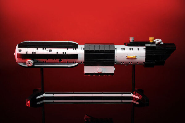 Custom Life Size Darth Vader's Saber w/ Stand made using LEGO parts - Image 2