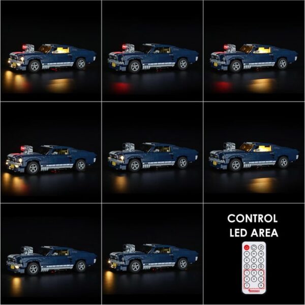 Lights for LEGO Creator Ford Mustang Set (10265) - BriksMax - Image 5