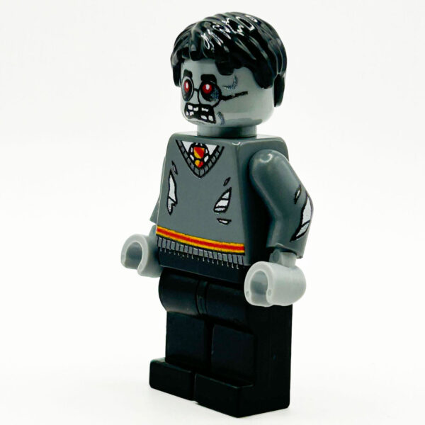Zombie Harry - B3 Customs Minifig made using LEGO parts - Image 2