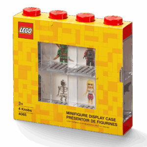 LEGO 8-Minifigure Display Case (RED)