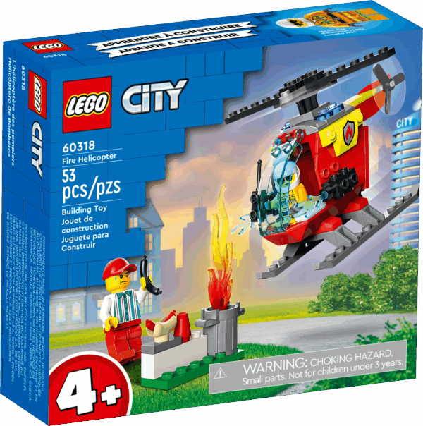 LEGO City Fire Helicopter Set (60318)
