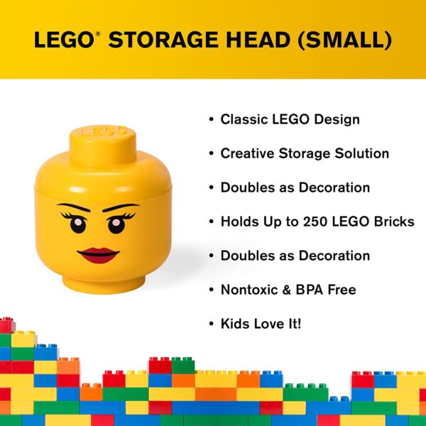 Small LEGO Storage Girl Head - Room Copenhagen - Image 3