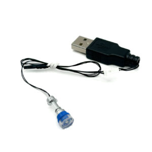 Light-Up Flashlight / Marshalling Baton (Blue) for Minifig USB
