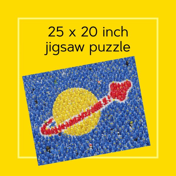 LEGO IDEAS Minifigure Space Mission 1000-Piece Puzzle - Image 2