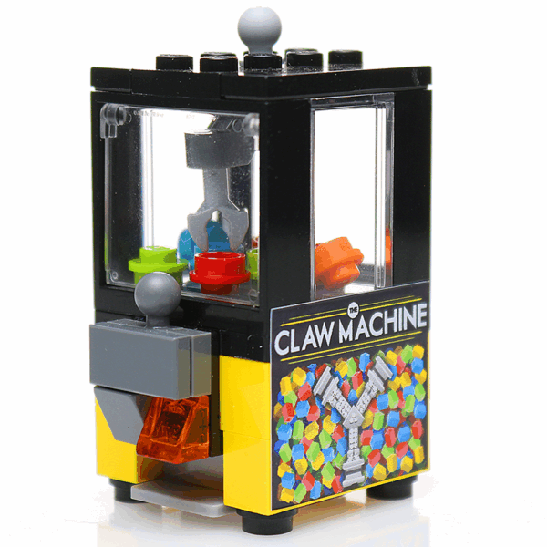 Minifig-Scale Arcade Claw Machine Building Set made from LEGO parts - Image 2