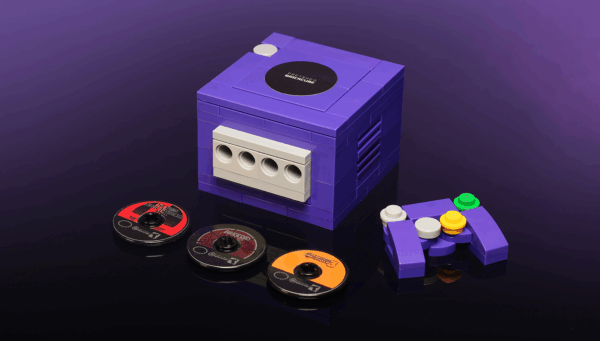 Custom Pretendo BrickCube 2001 Video Game Console made using LEGO parts - Image 2