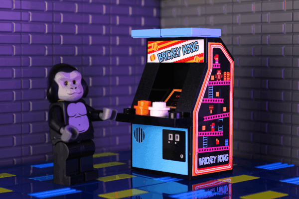 Brickey Kong - Custom Arcade Machine made using LEGO parts - Image 2