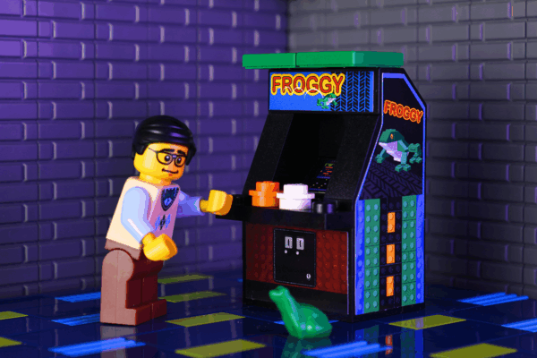 Froggy Arcade Machine made using LEGO parts - B3 Customs - Image 3
