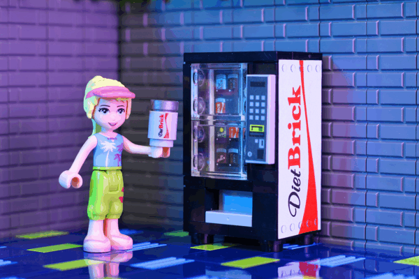 Diet Brick - B3 Customs Soda Vending Machine made using LEGO parts - Image 3