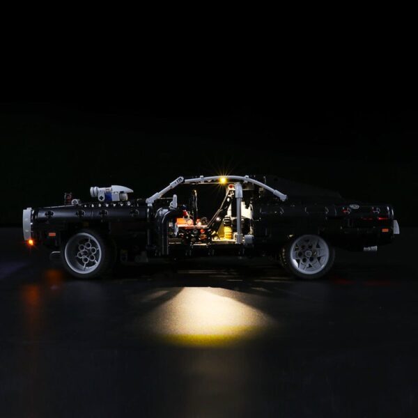 Lights for LEGO Dom's Dodge Charger Set (42111) - BriksMax - Image 2