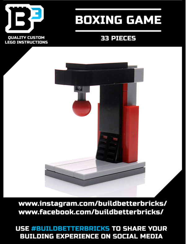 Arcade Boxing Game Machine made using LEGO Parts - B3 Customs - Image 2