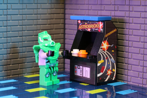 Astrobricks Arcade Machine made using LEGO parts - B3 Customs - Image 3