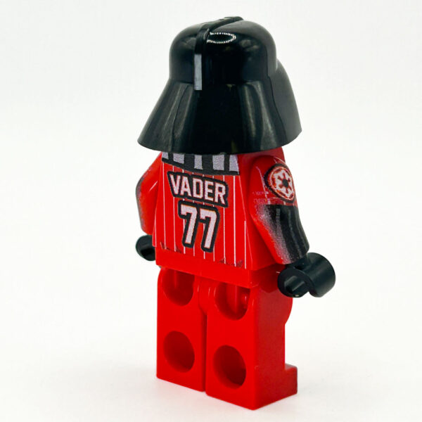 B3 Customs® May 4th Exclusive Baseball Darth Vader Minifig made using LEGO parts - Image 2