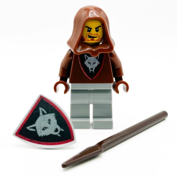 Wolfpack Bandit (Spear) - Custom Castle Minifigure - Image 2