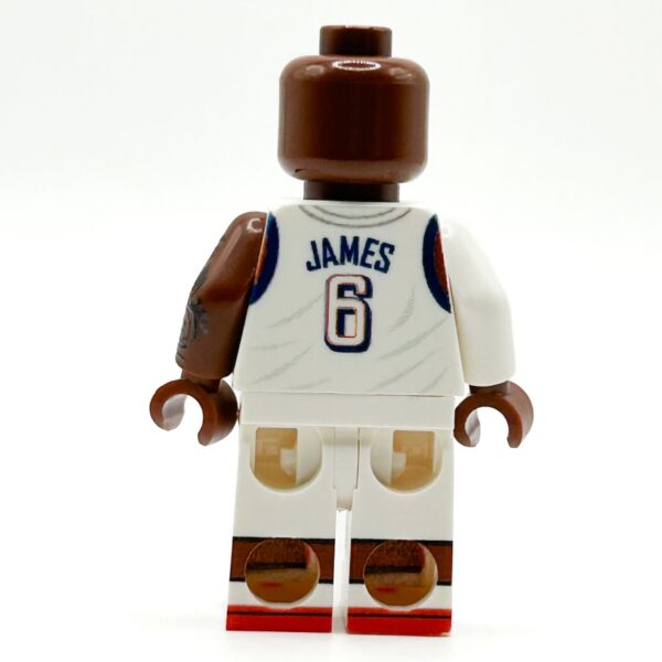 Lebron #6 USA Olympics (2024) Basketball Player Minifig made using LEGO parts - B3 Customs - Image 2