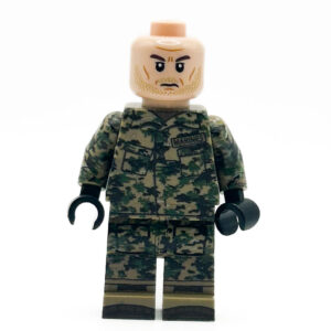 Camouflaged Solder Minifig made with LEGO parts
