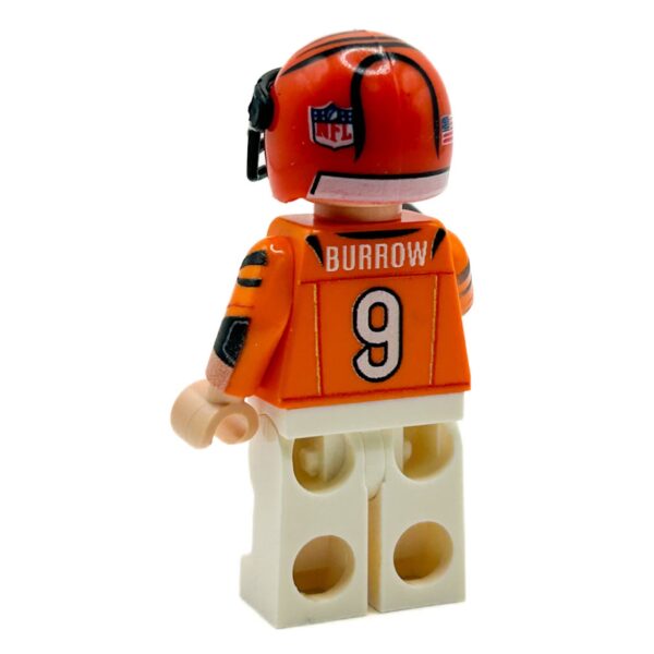 #9 QB Bengals Football Player Minifig - B3 Customs - Image 2