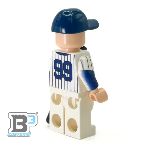 #99 Judge NY Baseball Player Minifig - B3 Customs - Image 3