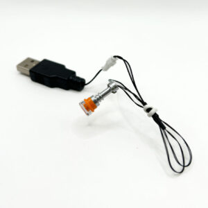 Light-Up Flashlight / Marshalling Baton (Orange) for Minifig USB