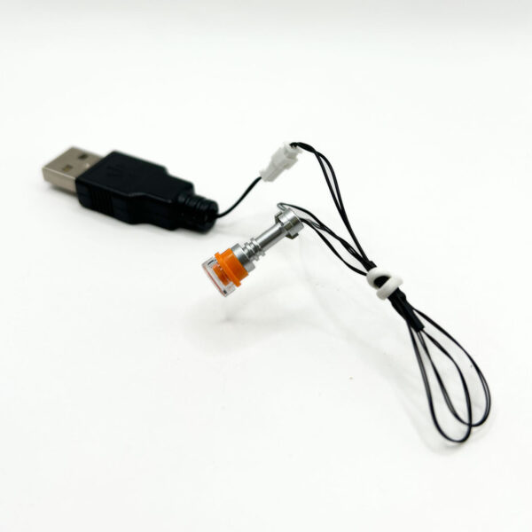 Light-Up Flashlight / Marshalling Baton (Orange) for Minifig USB