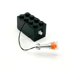 Light-Up Flashlight / Marshalling Baton (Orange) for Minifig Battery Powered