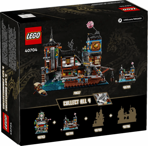 LEGO Ninjago Micro Ninjago Docks Set (40704) - Image 2