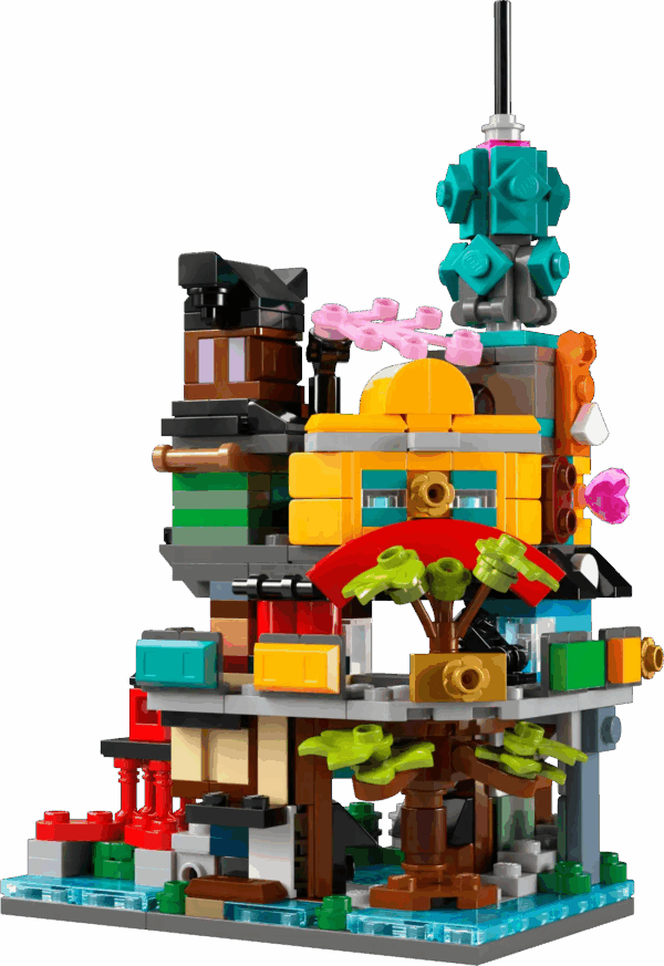 LEGO Ninjago Micro Ninjago City Gardens Set (40705) - Image 2