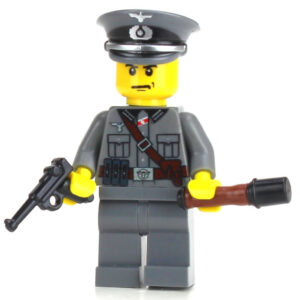 WW2 German Wehrmacht Officer - Custom Military Minifig