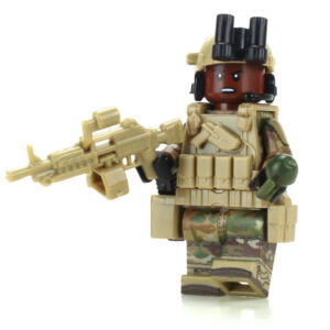 US Army African American Gunner OCP - Custom Military Minifig