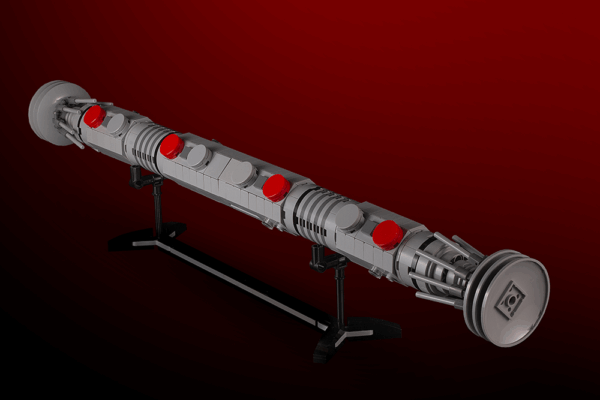 Maul Saber w/ Stand - Custom MOC made with LEGO bricks - Image 2
