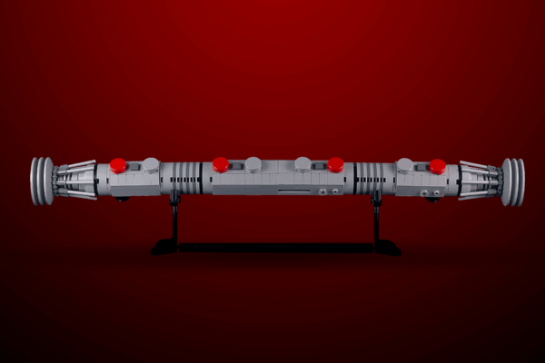 Maul Saber w/ Stand - Custom MOC made with LEGO bricks - Image 3