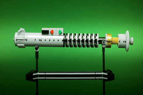 Luke Skywalker Return of the Jedi Lightsaber w/ Stand - Custom MOC made with LEGO bricks - Image 2
