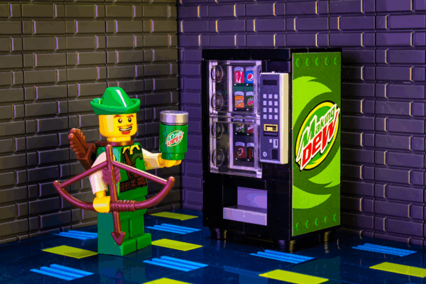 Making Dew - B3 Customs Soda Vending Machine made using LEGO parts - Image 2