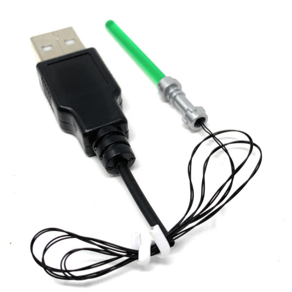 Light-Up Minifigure Lightsaber (Green) - Image 2