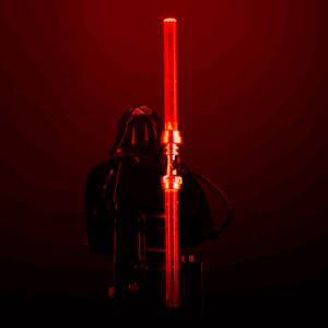 Light-Up Minifigure Lightsaber (Double-Bladed Red)