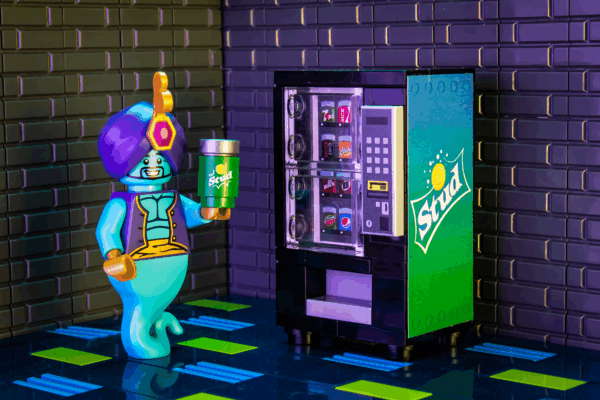 Stud - B3 Customs Soda Vending Machine made using LEGO parts - Image 3