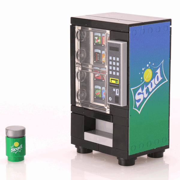 Stud - B3 Customs Soda Vending Machine made using LEGO parts
