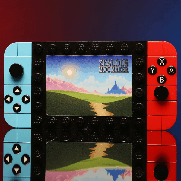 Custom Pretendo 2017 Handheld Console Building Set made using LEGO parts - Image 3