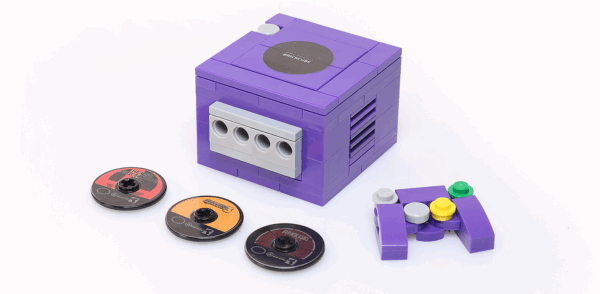 Custom Pretendo BrickCube 2001 Video Game Console made using LEGO parts - Image 3