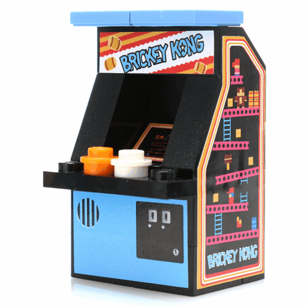 Brickey Kong - Custom Arcade Machine made using LEGO parts