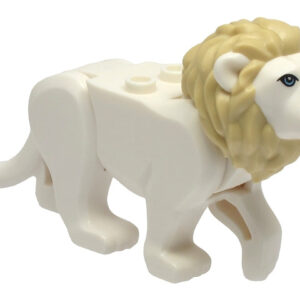 Lion (White) - Official LEGO® Part