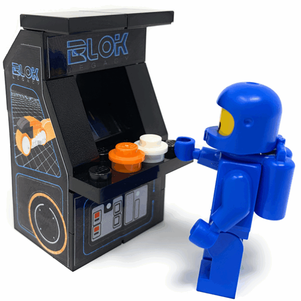 Custom BLOK Legacy Arcade Machine made using LEGO parts - Image 2