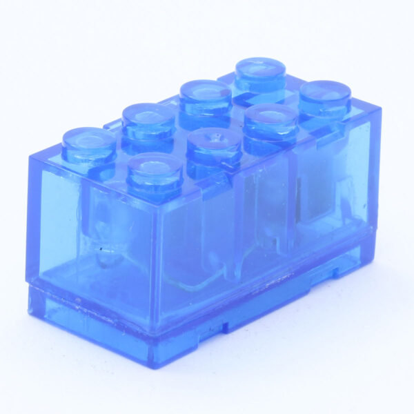 Blue Light-Up 2x4 Brick (Blue Light) - Image 2