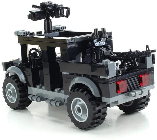 Special Forces Black Operations Gun Truck made with LEGO parts - Image 2