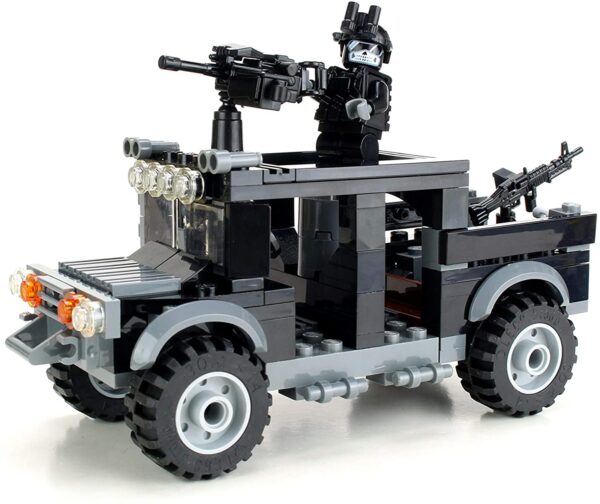 Special Forces Black Operations Gun Truck made with LEGO parts - Image 3