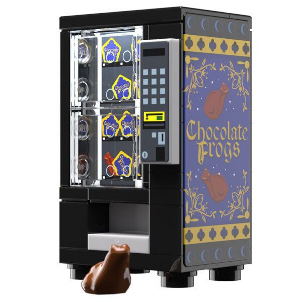 B3 Customs® Chocolate Frogs Vending Machine Building Set made using LEGO parts - Image 2
