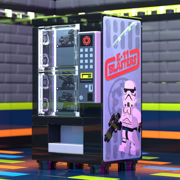 E-11 Blaster Vending Machine for Trooper minifigs made using LEGO parts - Image 2