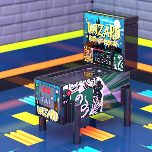 Harry Potter Pinball Arcade Machine Building Set made using LEGO parts - Image 2
