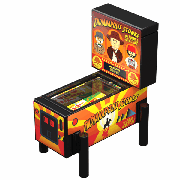 Indiana Stones - B3 Customs Pinball Arcade Machine Building Set made using LEGO parts - Image 2