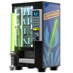 Jedi Sabers Vending Machine Building Set made using LEGO parts - B3 Customs
